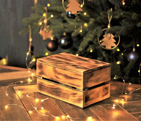 Деревянная Коробка "Ящик универсальный дощетчатый"