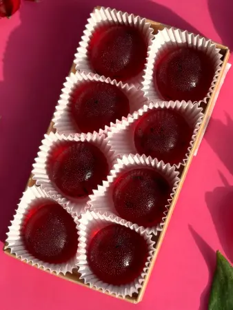 Мармелад цветочный Каркаде в крафтовой упаковке 100 г