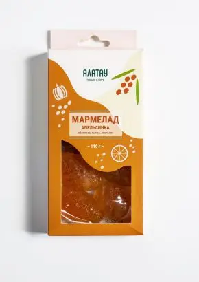 Мармелад фруктовый Апельсиновый, 110 г