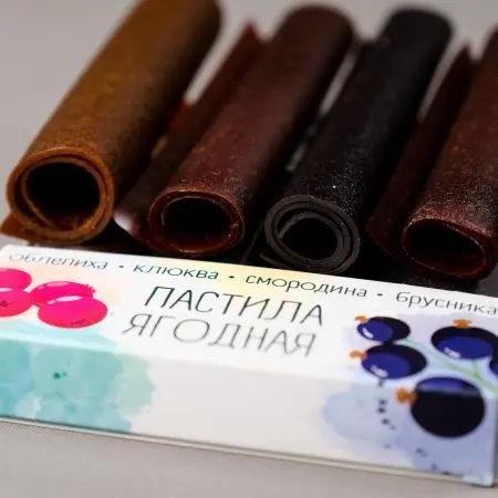 Пастила ягодная ассорти (без сахара) 180 гр