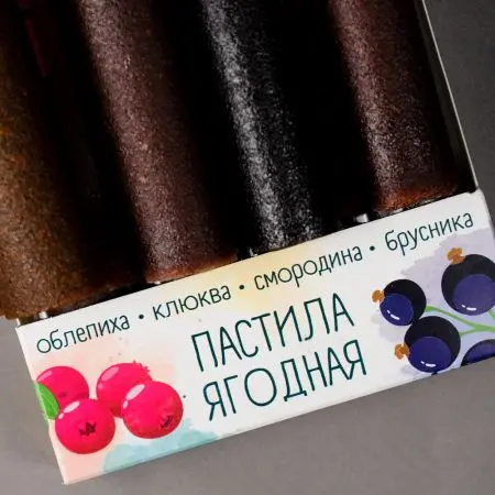 Пастила ягодная ассорти (без сахара) 180 гр
