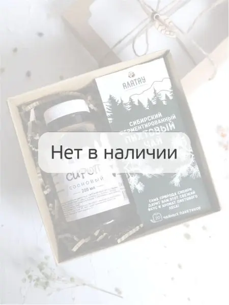 Подарочный набор «С сиропом» 2 в 1 (чай и сироп)