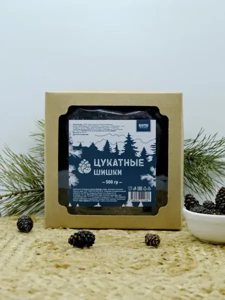 Цукаты из сосновых шишек 500 гр