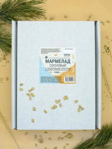 Мармелад сосновый с Кедровыми орешками, 1 кг