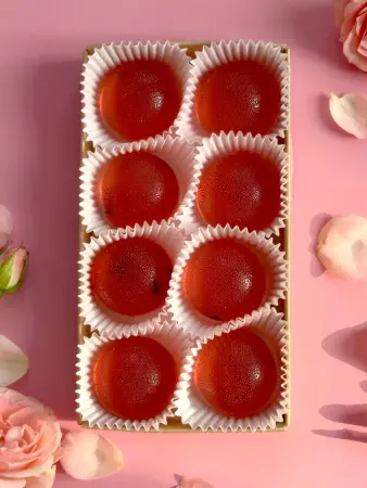 Мармелад цветочный Роза в крафтовой упаковке 100 г Мармелад цветочный Роза в крафтовой упаковке 100 г