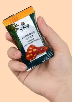 Мармелад сосновый с кедровыми орешками, 500 г