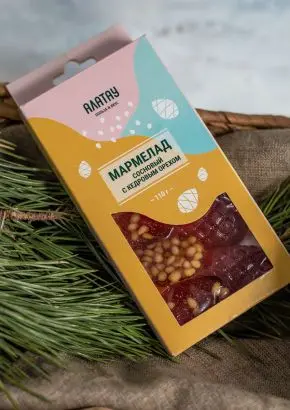 Мармелад Сосновый с кедровым орехом, 110 г
