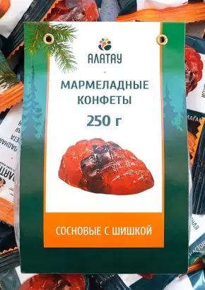 Мармелад с сосновой шишкой, 250 гр