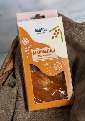 Мармелад фруктовый Апельсиновый, 110 г
