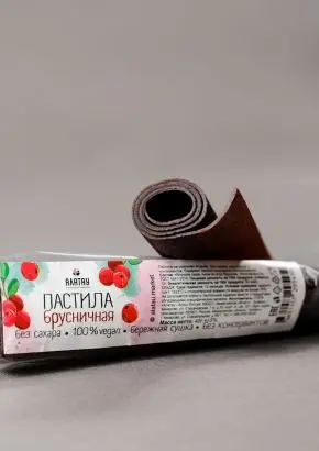 Пастила брусничная (без сахара) 45 г