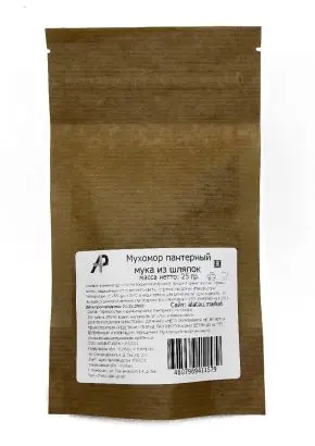 Мухомор Пантерный (Мука из шляпок), 25 г