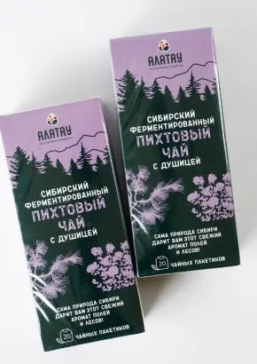 Чай пихтовый с душицей Чай пихтовый с душицей