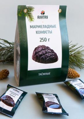 Мармелад сосновый Таежный, 250 гр