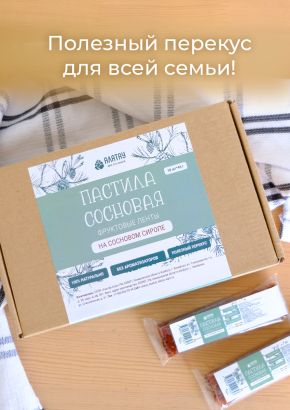 Пастила фруктовая натуральная сосновая 810 г