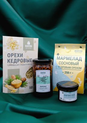 Подарочный набор «Кедровый» 4 в 1