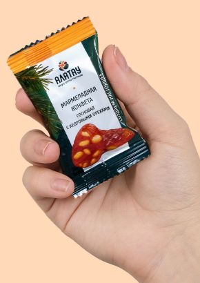 Мармелад сосновый с кедровыми орешками, 500 г