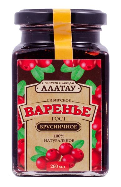 Варенье из Брусники, 260 мл