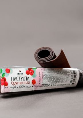 Пастила брусничная (без сахара) 45 г