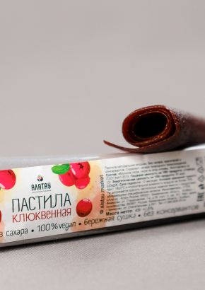 Пастила клюквенная (без сахара) 45 г