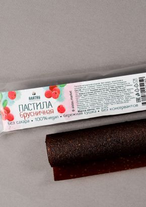 Пастила брусничная (без сахара) 45 г
