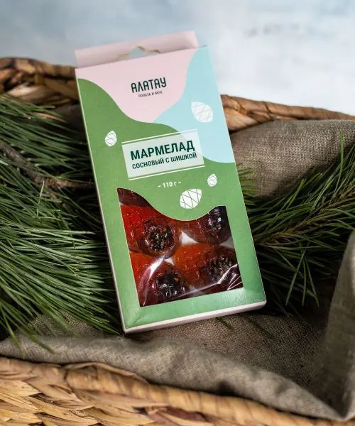 Мармелад "Сосновый" (с шишкой), 110г Мармелад "Сосновый" (с шишкой), 110г