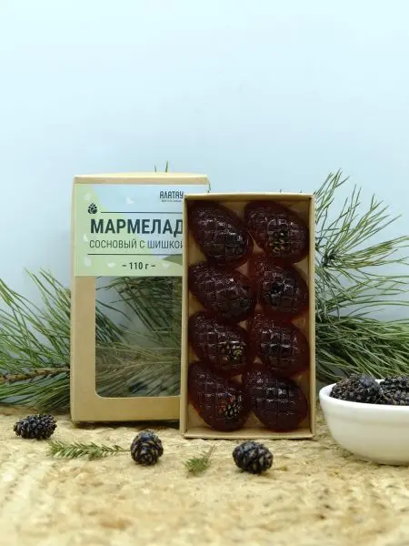 Мармелад с сосновой шишкой, 110 гр Мармелад с сосновой шишкой, 110 гр