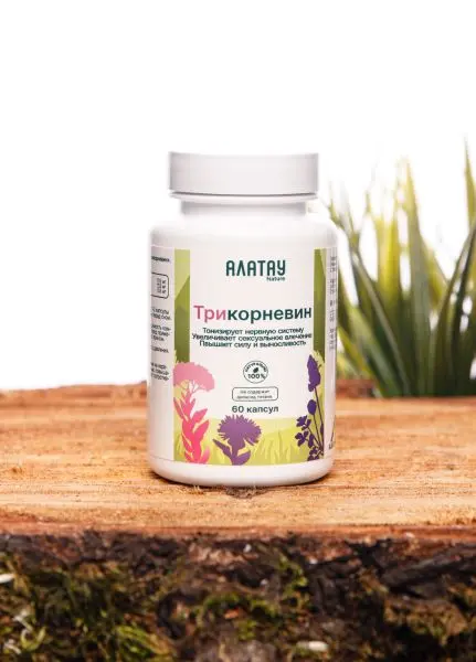 Комплекс "Трикорневин", 60 капсул Комплекс "Трикорневин", 60 капсул